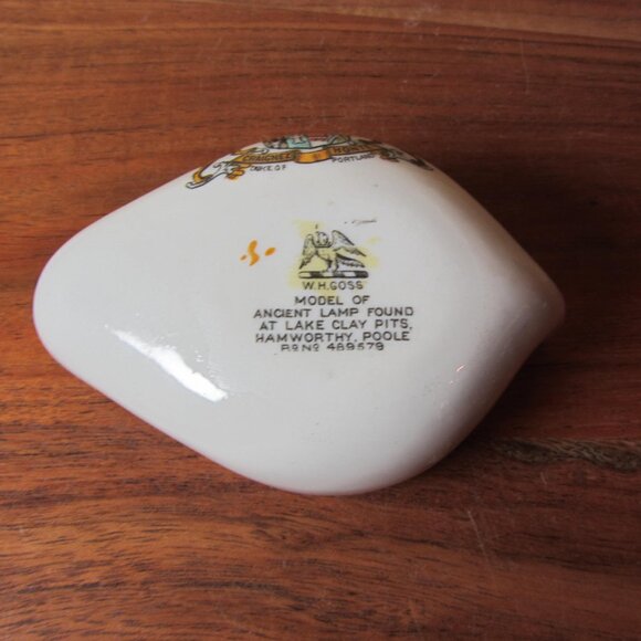 W.H. Goss crested heraldry china vintage Duke of Portland (GC084 Grace) - Picture 7 of 8